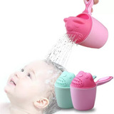 Regador Banho Cor Rosa Para Bebê