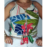 Regata Blusinha Botões Perolas Blusa Feminina Camiseta Moda