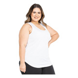 Regata Dry Fit Feminina Plus Size Academia Confortável