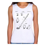 Regata Feminina Golfe Bola De Golf Patente