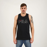 Regata Fila Letter Outline Preto