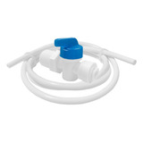 Registro Plastico 1/2 P/ Filtro De Agua + 2mt Mangueira 1/4