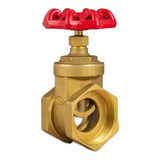 Registro Válvula De Gaveta Bruto Latão 2.1/2 63 Mm Avcb