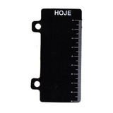Régua Marcador De Página 9 Cm Preta P/ Wire-o - 20 Un