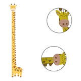 Régua Medidora De Criança Girafa Decoração