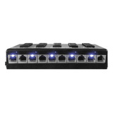 Regua Patch Panel 5 Portas Fast Volt - Entrada 12v Até 48v