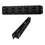 Régua Patch Panel 5 Portas Poe 10/100 Com Fusível 12 A 48v