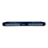 Regua Patch Panel Fast Poe 10 Portas 10/100 + Fonte 24v 10a