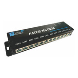 Regua Patch Panel Giga Poe 24volts