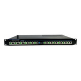 Regua Patch Panel Gigabit Poe 24v