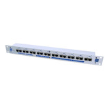 Regua Patch Panel Poe 10 Portas Fast 10/100 Até 56vcc