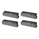 Régua Patch Panel Poe Fast 5 Portas 12 A 60v - Volt 4 Peças