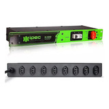 Régua Rack Som Profissional 8+1 Tomadas Disjuntor 32a 5000w