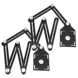 Régua Universal Multi Angulo 6 Cortar Piso Azulejo Furo Mede
