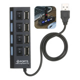 Regua Usb 2.0 Extensao Hub Switch