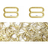 Regulador E Argola Sutiã (50 Pares) Metal (10mm) 1 Linha