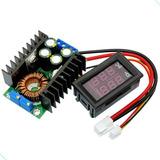 Regulador Tensão Step Down 300w Com Voltímetro Amperímetro