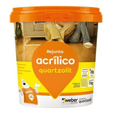 Rejunte Acrílico Marron Tabaco Quartzolit Anti Fungo 1 Kg