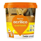 Rejunte Acrílico Marron Tabaco Quartzolit Anti Fungo 1 Kg