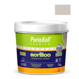 Rejunte Acrílico Premium Portokoll 1 Kg Cinza Platina