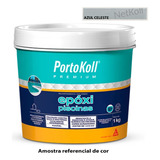 Rejunte Epóxi Piscinas Azul Celeste 1 Kg Portokoll