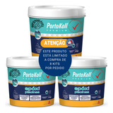 Rejunte Epóxi Piscinas Portokoll - Azul Piscina - Kit 3un