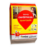 Rejunte Flexível 5kg Quartzolit Branco Para