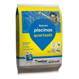 Rejunte P/ Piscina Azul Cobalto 5kg Quartzolit Pastilha/cera