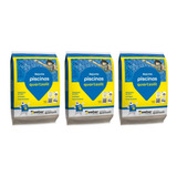 Rejunte Piscina Quartzolit 5kg Azul Celeste Kit 3 Peças