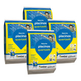 Rejunte Piscina Quartzolit 5kg Azul Cobalto Kit 4 Peças