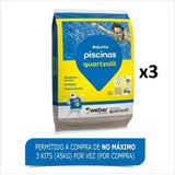 Rejunte Piscina Quartzolit 5kg Branco - Kit 3 Un