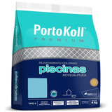 Rejunte Piscinas Portokoll Acquaflex Azul Celeste 4 Kg