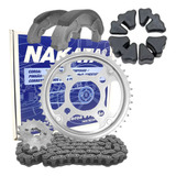 Relação Nakata Cg150 Fan Start Mix + Bucha Da Coroa + Lona