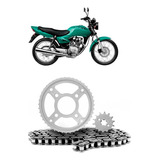Relacao Titan 2000 Fan 2008 Coroa 44 Pinhao 14 Corrente