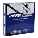 Relação Yamaha Fazer 150 2014/16/17/18/19/20 Riffel Aço 1045