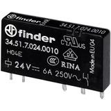 Rele 34.51.7.024.00.10 Finder 3451 24vcc