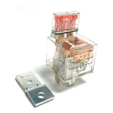 Relé Auxiliar Resistor Com Led 40a 12v Dni8101 Transparente