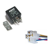 Relé Auxiliar Universal 24v 40a Com Chicote Caminhao Onibus