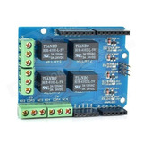 Relé Blindagem V1.0 5v Módulo 4-channel Relay Para Arduino (