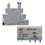 Relé De Interface Acoplador Fino Trilho Din 220v 6a Kit 10