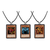 Relíquias Do Milênio 3 Colares Yu-gi-oh 3 Deuses Egípcio Ful