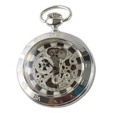 Relogio A Corda Bolso, Esqueleto, Coleção 'watch', Lt3_1