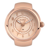 Relógio Anel Euro Feminino Unique Rosé - Eu2035yux/4j