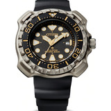 Relógio Aqualand New Tuna Titanium Promaster Todo Funcional Cor Do Fundo Preto / Serie Ouro
