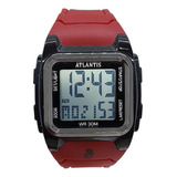 Relógio Atlantis Digital Com Luz Alarme