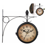 Relógio Barbear Shop Retro Relógio Jardim Decoração Vintage