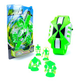 Relógio Ben 10 Omnitrix Led 4 Personagens Brilha Brinquedo