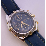 Relógio Breitling Chronomat Aço Ouro Azul