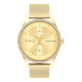 Relógio Calvin Klein Spark Feminino Dourado