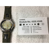 Relógio Casio 4335 Aqf-100 Com Manual